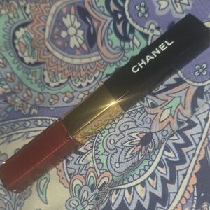CHANEL Bold Red and Elegant Gold Lipstick